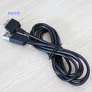 PASO_2 in 1 Black USB Data Transfer Sync Charger Cable for PS Vita PSVita PSV