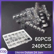 60/240pcs Socket Connector USB Micro Female Mini USB 5 Pin Female Connector Socket Pcb Smt HD Connec