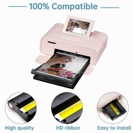 [nqru] KP-108IN 3 Color Ink Cartridge&108 Sheets Paper Compatible for Canon Portable Photo Printer C