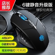 Gaming Mouse with Finger Rest Comfortable Grade Mouse Wired Jedi Survival Pressure Gun Mouse Office 