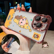 Cute Star Baby Bear Phone Case For Realme 9 8 Pro 8S 7 5 Q5i Q5 Q3S Q3T Q2 P4 Power P3 Lite P3X V70 