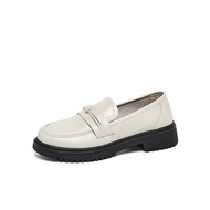 DUSTO | รองเท้าLoafer รองเท้าทรงสลิปออน รองเท้าหุ้มส้นส้นเตี้ยสำหรับผู้หญิง