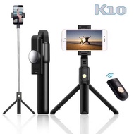 K10 Bluetooth Selfie Stick and Tripod for Phone, Selfie Stick, 360 Degree Rotating Selfie Stick