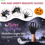 OUDIMEIDC Scary Skeleton Hand Toys, Articulated Extensions Flexible 3D Articulated Finger, Realistic