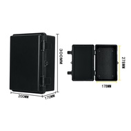 【SUITU】IP67 Waterproof ABS Junction Box 150x100x70mm Black Hinged[NEW]