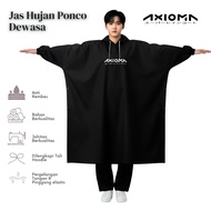 AXIOMA Bat Poncho Raincoat Jumbo Thick Pants