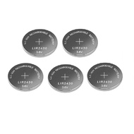 [SG] [5 Pieces] LIR2430 3.6V Rechargeable Li-ion Cell Button Industrial Battery