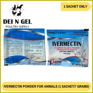 ◺ ◭ ◫ NUTRIVET IVERMECTIN 1% POWDER FOR ANIMALS (1 SACHET)