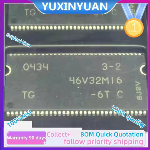 10~50PCs/Lot MT46V32M16-6T 46V32M16 TSSOP 512Mb: x4, x8, x16 DDR SDRAM Features IC in Stock,100%Test