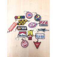 Keychain Benetton STP Ella USA 76 Yamaha Keychain rubber Keychain motorcycle
