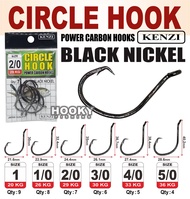 KENZI CIRCLE HOOK BLACK NICKEL