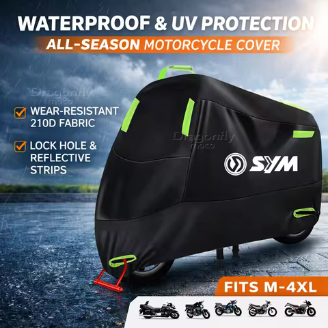 For SYM JP150 GR125 fiddle 3 FNX150 maxsym 400i 600i Motorcycle Cover Waterproof Outdoor Scooter UV 