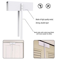 [Weloves] Bifold Door Lock Double Door Child Safety Locks Childproof Closet Door Lock