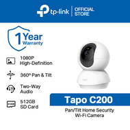 TP-Link Tapo 2MP C200 360กล้องวงจรปิด P/ เอียงในร่มการตรวจจับการเคลื่อนไหวมองเห็นกลางคืนสองทางเสียง IP