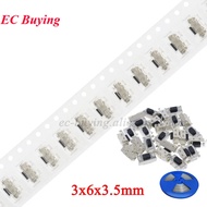 100Pcs DC12V 50mA Micro Tact Switch Touch 3*6*3.5 3x6x3.5 SMD SMT For MP3 MP4 Tablet PC Button Bluet