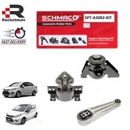 SCHMACO ENGINE MOUNTING SET PROTON PERSONA VVT 2016+ IRIZ 2017+ (AUTO/MANUAL)