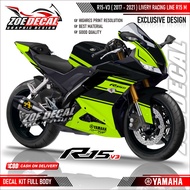 Latest Full Body Sticker Decal Yamaha R15 V3 Livery Motif RACING LINE R15 M Simple Elegant Motif