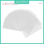 GOO 100Pcs Card Sleeves PVC Card Sleeve Baseball Card Sleeve Trading Card Sleeve Waterproof Clear Ca