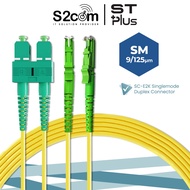 SC/APC-E2K/APC Singlemode Duplex Fiber Optic Patch Cable 5M 10M 15M 20M