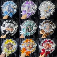 Cornfield Beauty badge holder, angel wings, 2D anime merchandise, ita bag accessories, bag materials