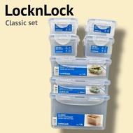 [LocknLock] BPA Free -Classic Food Container Rectangular 7P Set