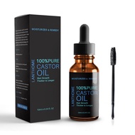 Castor Oil For Natural Hair Growth Essential Oil Castor Green Eyelash Growth Eyebrow Enhancer Serum