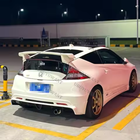 For Honda CRZ CR-Z ZF1 MU Style 2011-2015 Custom Parts Trunk Lip Spoiler HighKick Rear Wing Body Kit