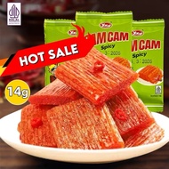 Snack Gurih Halal - Camilan Latio/Rumput Laut Rasa Pedas Gurih isi 1 Dus