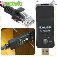 SHOUOUI WiFi Dongle Practical 300M RJ-45 Smart TV LAN Adapter for  Smart TV 3Q
