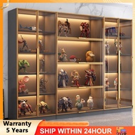 R5  Acrylic Home Shelf  Transparent R5 Display Light Glass Door Handheld Cabinet  R5