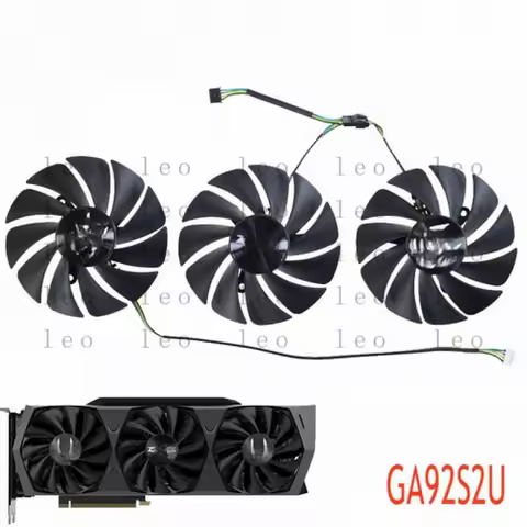 PP GA92S2U Cooling Fan For ZOTAC RTX 3070 Ti 3080 3090 Trinity OC Graphic Video