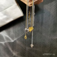 Unique Korean Silver New Style XL94Irregular gold Necklace Simple ins Wind Choker Necklace Stackable