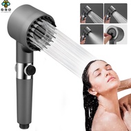 AGY 3 Modes Shower Head Powerful Flow with Filter, Shower Head High Pressure Water Saving Spray Water Stop Button Massage Showerhead