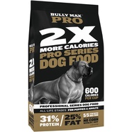 Bully Max Pro Series 31/25 High Calorie Premium Dog Food for All Life Stages Puppies & Adult