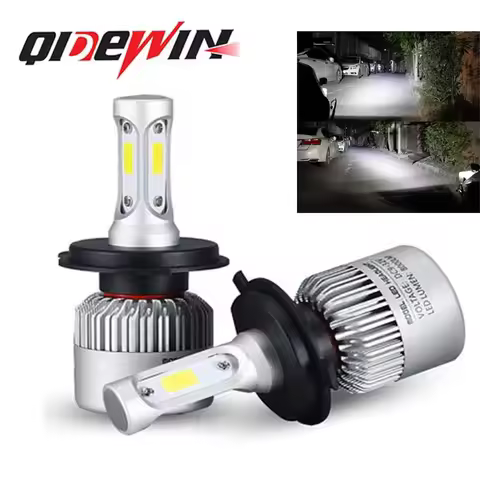 S2 4 Sides 3 side 16000LM 6000K HB3 HB4 9005 9006 H3 H1 H8 H7 H4 H11 H9 9012 Bulb Canbus Led Car Hea