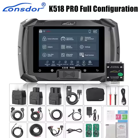 Lonsdor K518 Pro K518Pro Universal Key Programmer for GM CAN FD and for Toyota Emulator Global Full 
