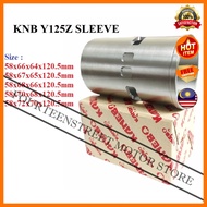 KNB Yamaha 125Z 125ZR Y125Z 58x66X64x120.5mm ~ 58x72x70x120.5mm Cylinder Liner Sleeve Sarung Tukir E