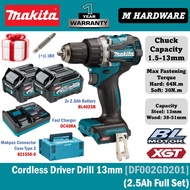 MAKITA 40Vmax Cordless Driver Drill 13mm (1/2") DF002GA201 / DF002GD201 / DF002GZ / DF002