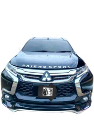 โลโก้ตัวนูน 3D Mitsubishi Pajero Sport ติดฝากระโปรงหน้า ท้าย อุปกรณ์แต่งรถปาเจโร่ มิตซู ตัวหนังสือแป