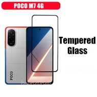 3 IN 1 Poco M7 4G Anti-fall โทรศัพท์มือถือสําหรับ Poco M7 Pro M7 Plus F7 X7 Pro ฟิล์มกระจกนิรภัย + เ