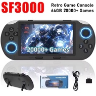 Portable Handheld Game Console SF3000 4.5 Inch IPS Screen Retro Video Game Player Built-in 20000+ Ga