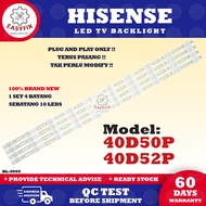 40D50P / 40D52P HISENSE 40 INCH LED TV BACKLIGHT ( LAMPU TV ) 40" LED BACKLIGHT 40D50 40D52