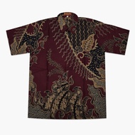 KEMEJA Men's Short Sleeve Batik Shirt KE374 M jumbo 6L