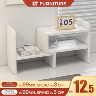TableTop Rack Adjustable Book Rack Rak Buku Desk Organizer Desktop Rack Book Shelf Extendable Table 