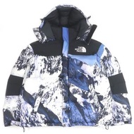 成色極佳，Supreme SUP出品，THE NORTH FACE ND91701I Mountain Baltoro 連帽羽絨服，藍色，S 碼，正品，男款