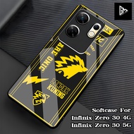 ( 0032) Softcase Glass Shiny Glass Case Infinix Hot 50i 50 40 40i 50 11s Nfc Smart 9 8 8 Pro 7 6 Not