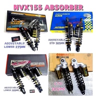 NVX155 ABSORBER ADJUSTABLE 275MM 285MM 305MM MAGIC BOY ESPADA SUPRIMO RACING ABSOBER MONOSHOCK APIDO