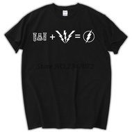 TBBT Sheldon tee flash equation t-shirt 100% ringspun cotton top tees men brand tee-shirt summer eur