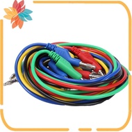 5PCS Stackable Banana to Banana Plug Test Leads Soft Electrical Test Cable Wire 3.3Ft/1M for Multime