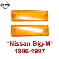Bumper Dimmer Cover NISSAN NAVARA D21 BIG-M BIGM 1986-1997 BIG M D21 Orange Lid Lens Light 1990